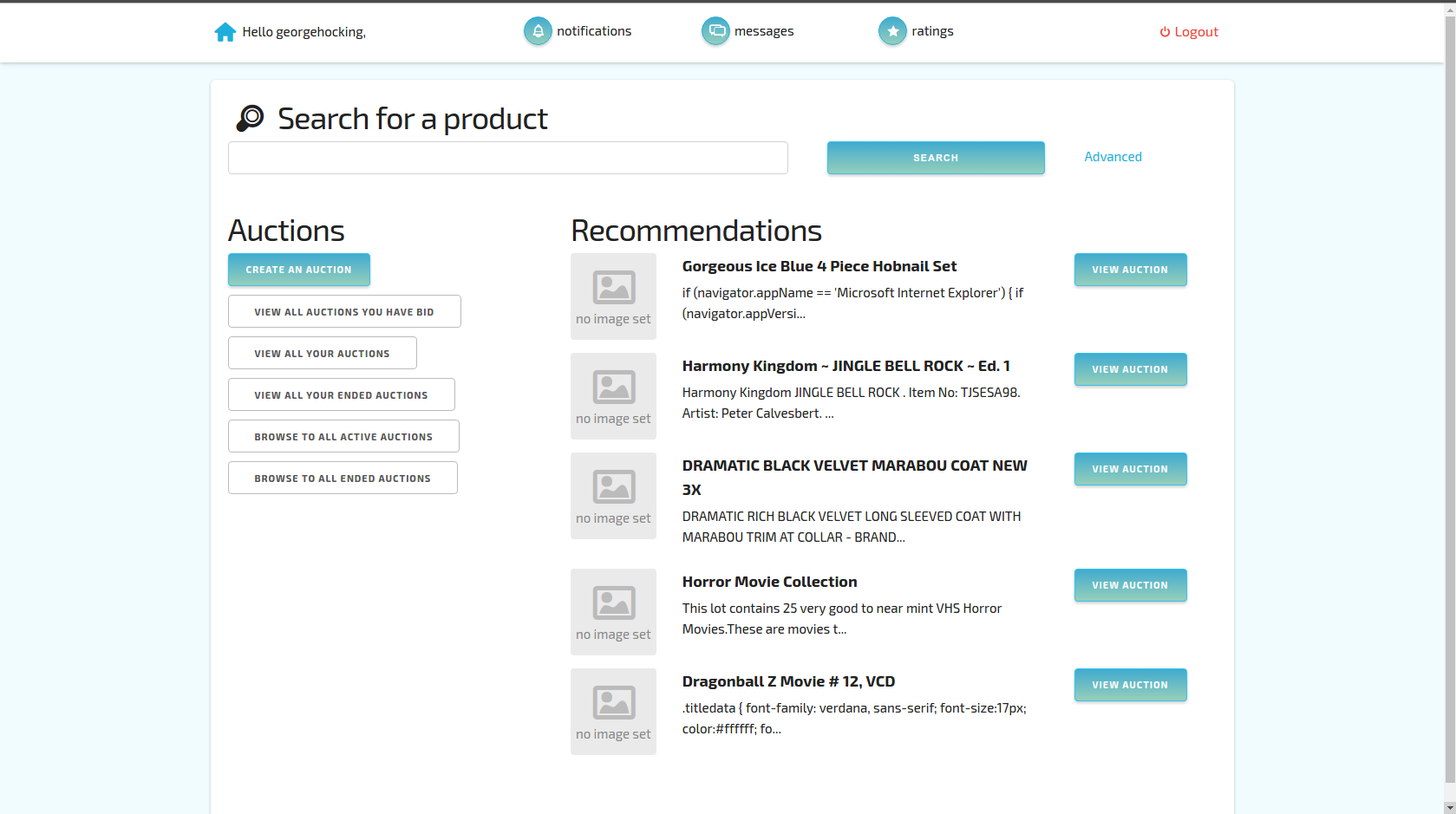 Recommendation Blog System